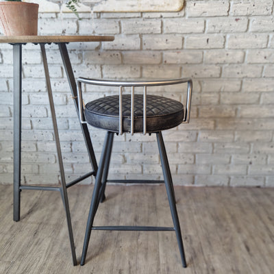 Eddison Swivel Seat Barstool (Pair)