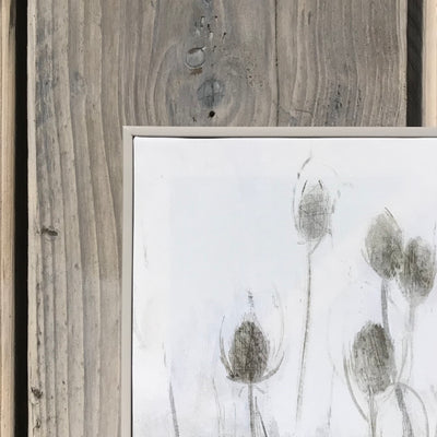 "Silent Meadow" Framed Canvas Art