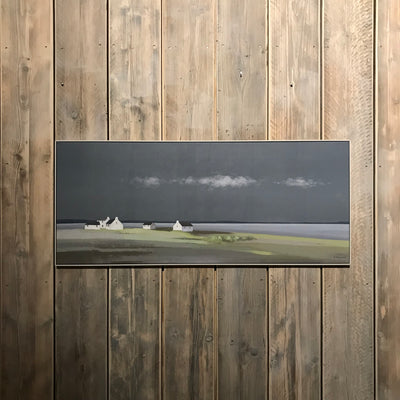 "Days End" Framed Canvas Art