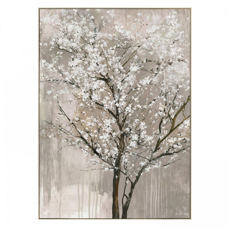 "Blossom Breeze" Framed Canvas Art